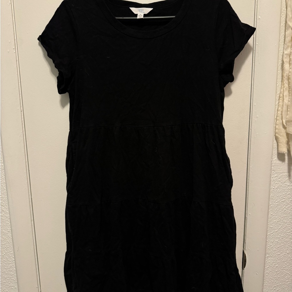 Black Short Sleeve Dress